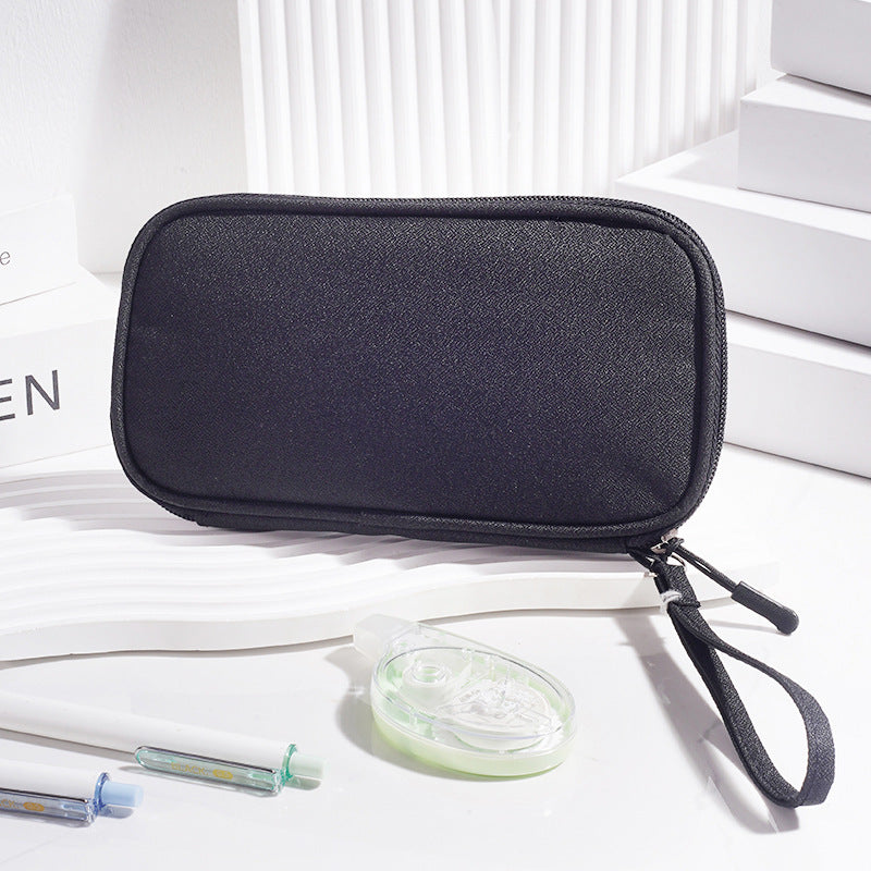 Multi - Functional Digital Accessories Organizer with Multiple - Layer Data Cable Pouch, Dust - proof Headphone Bag and Power Bank Pocket by eprolo