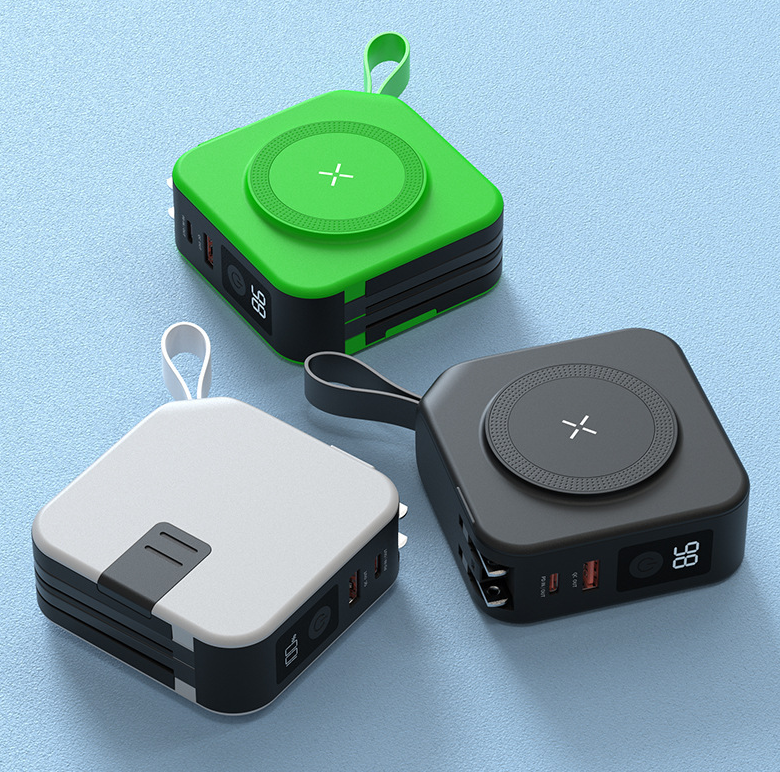 Five in one magnetic wireless power bank 22.5W portable power bank 10000mAh travel charger by eprolo