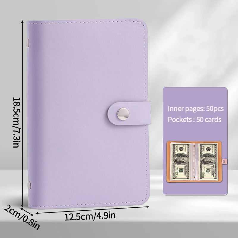 Versatile 100 - envelope savings book. Doubles as banknote album, money - saving organizer & photocard holder. Great for managin by eprolo