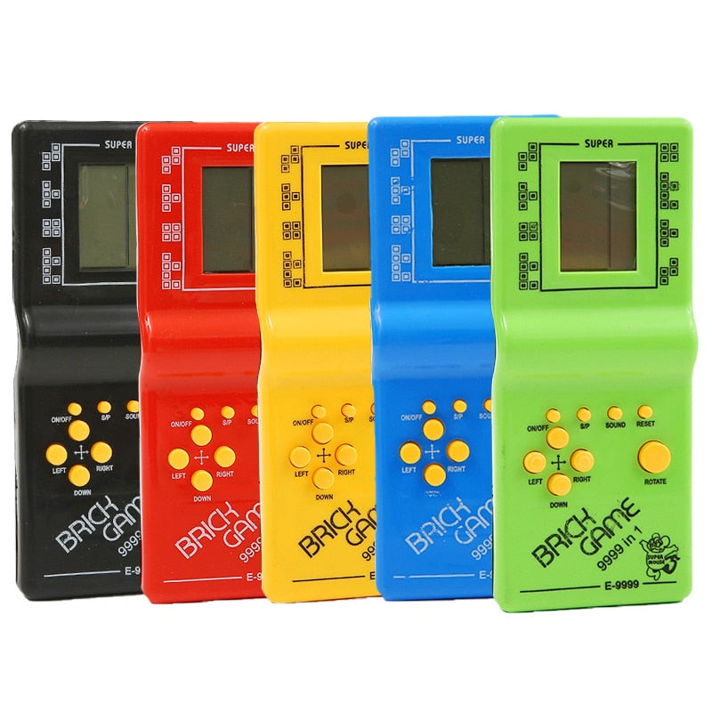 Classic Handheld Game Machine Tetris Game Kids Game Console Toy with Music Playback Retro Children Pleasure Games Player by eprolo