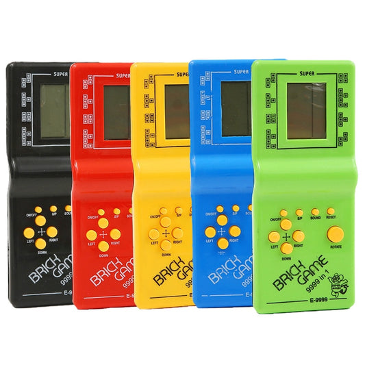 Classic Handheld Game Machine Tetris Game Kids Game Console Toy with Music Playback Retro Children Pleasure Games Player by eprolo