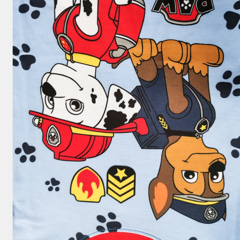 Paw Patrol Original Cotton Cartoon Children for Pajamas Two-piece Thin Section Long-sleeved Patrulla Canina Kids Pajamas by eprolo
