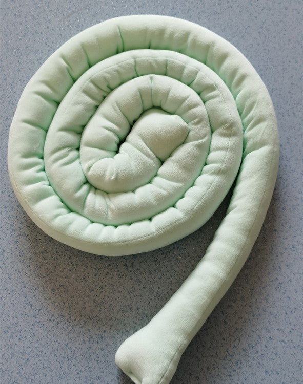 Anti-Collision Strip Single 5cm Thick Suede Cotton Bed Crib DIY Winding by eprolo