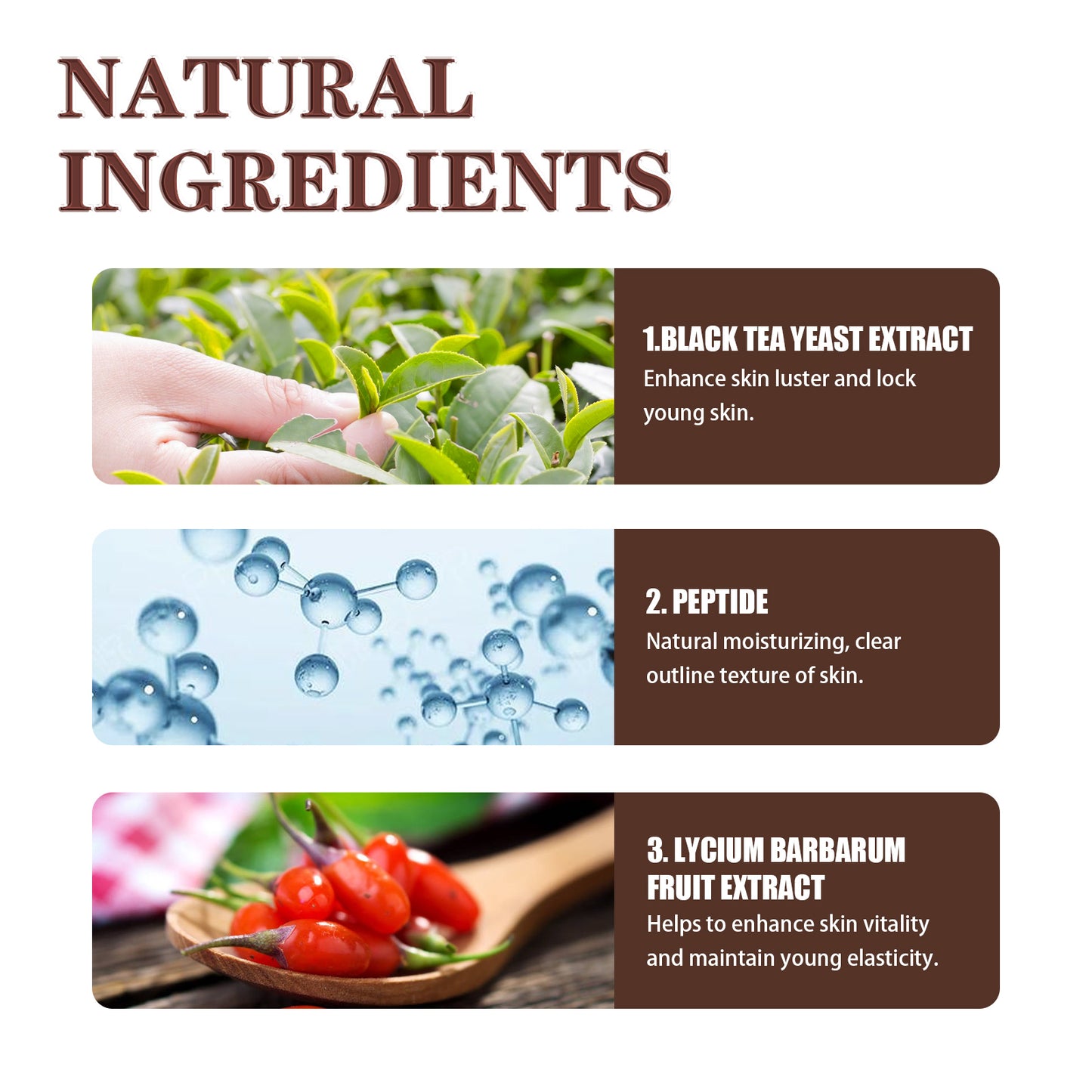 Black Tea Firming Moulding Face Cream, Moisturizing Softening Skin Firming Shrinking Pore Face Cream by eprolo