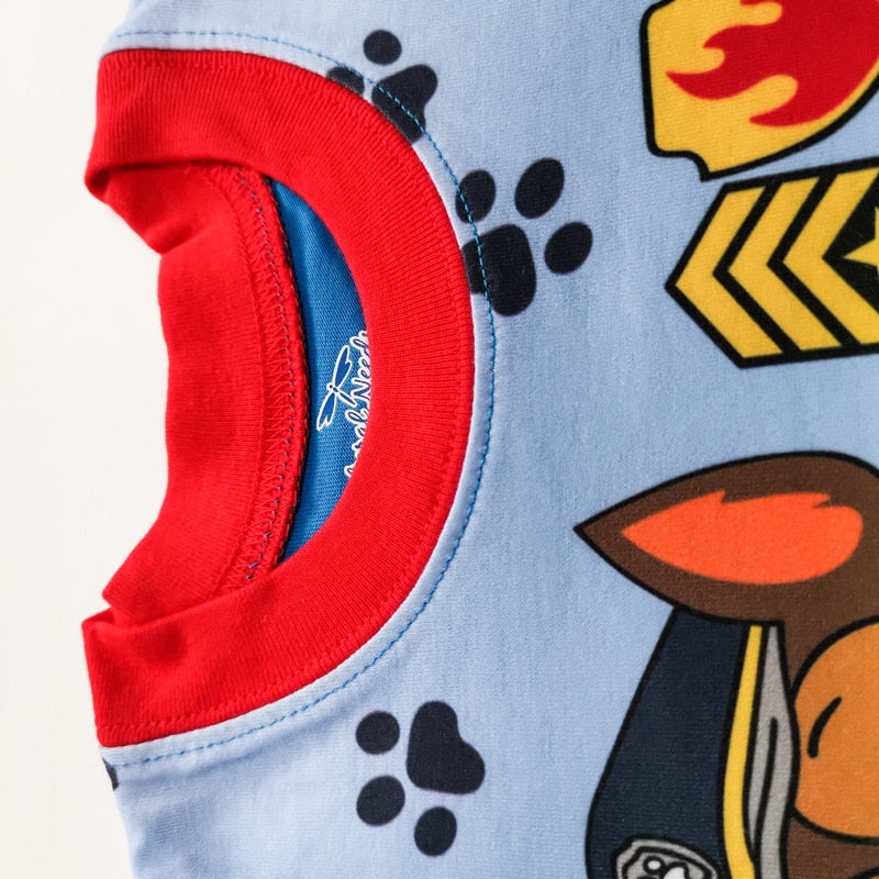Paw Patrol Original Cotton Cartoon Children for Pajamas Two-piece Thin Section Long-sleeved Patrulla Canina Kids Pajamas by eprolo