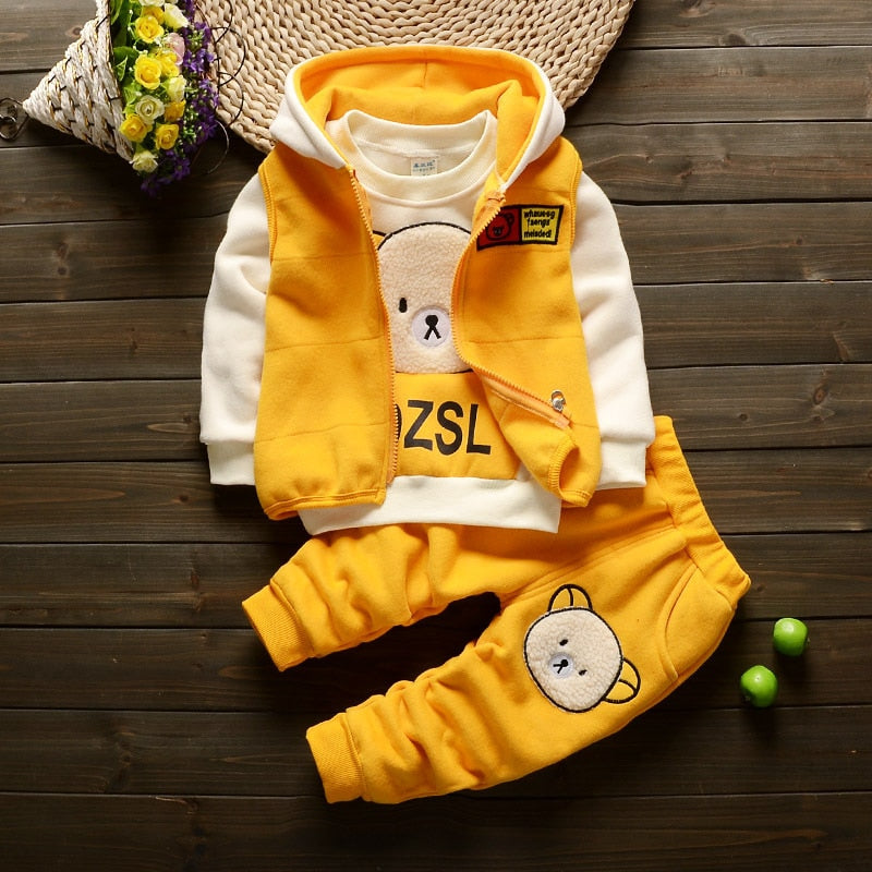 Fashion Baby Boys Clothes Autumn Winter Warm Baby Girl Clothes Kids Sport Suit Outfits Newborn Baby Clothes Infant Clothing Sets by eprolo