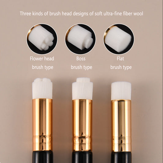 Washing Nose Brush Gods Deep Clean Pores Blackheads Convenient Fine Soft Bristles Manual Beauty Cleaning Flat Head Cleansing Brush by eprolo