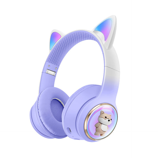 AKZ-51 Earphones Space Cabin Cute Cartoon Pet Bluetooth Headwear Large Battery Earphones Foldable Earphones by eprolo
