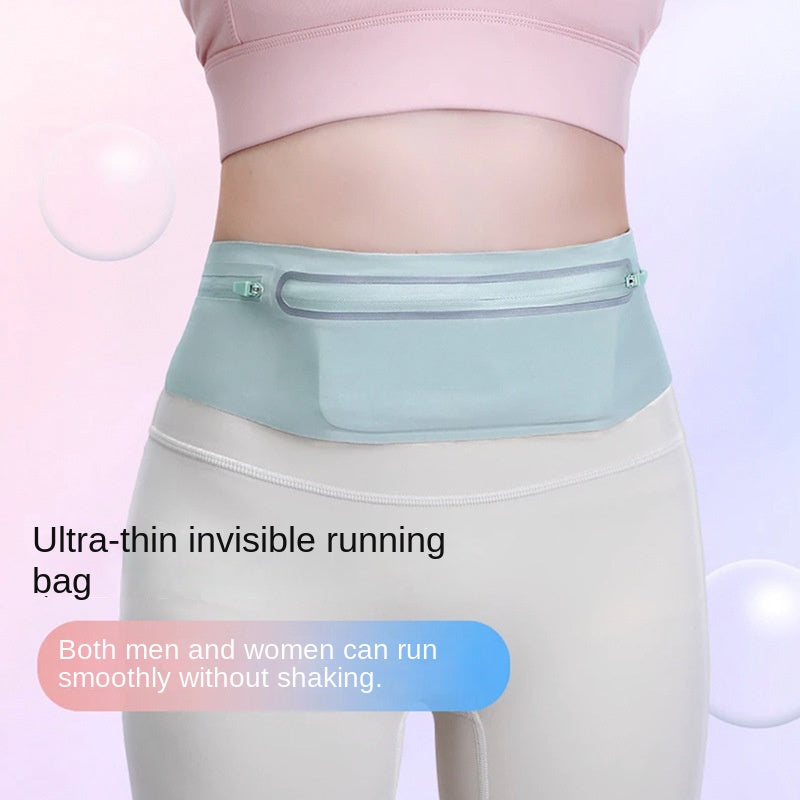 Outdoor sports running voltage waterproof waist bag Lycra ultra-thin skin friendly mobile phone three pocket large capacity wais by eprolo