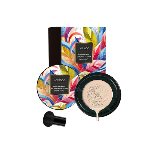 Mushroom Head Air Cushion Small Mushroom Air Cushion Easy To Apply Makeup Without Clogging Pores Moisturizing Natural Concealer by eprolo