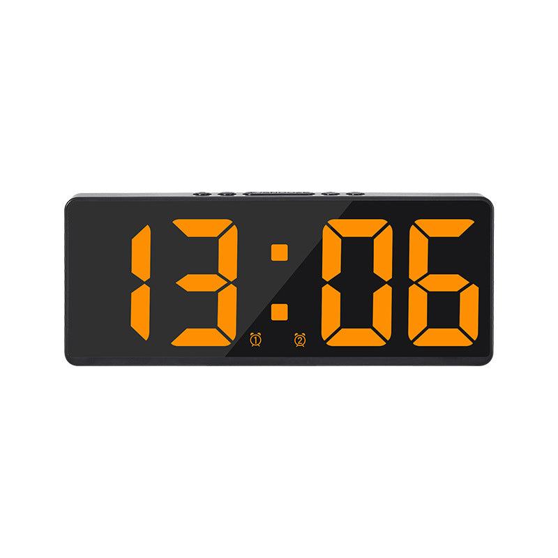 Multifunctional LED Digital Clock: Features number display, color nightlight, temp, calendar, alarm. Large size, backlit, great by eprolo