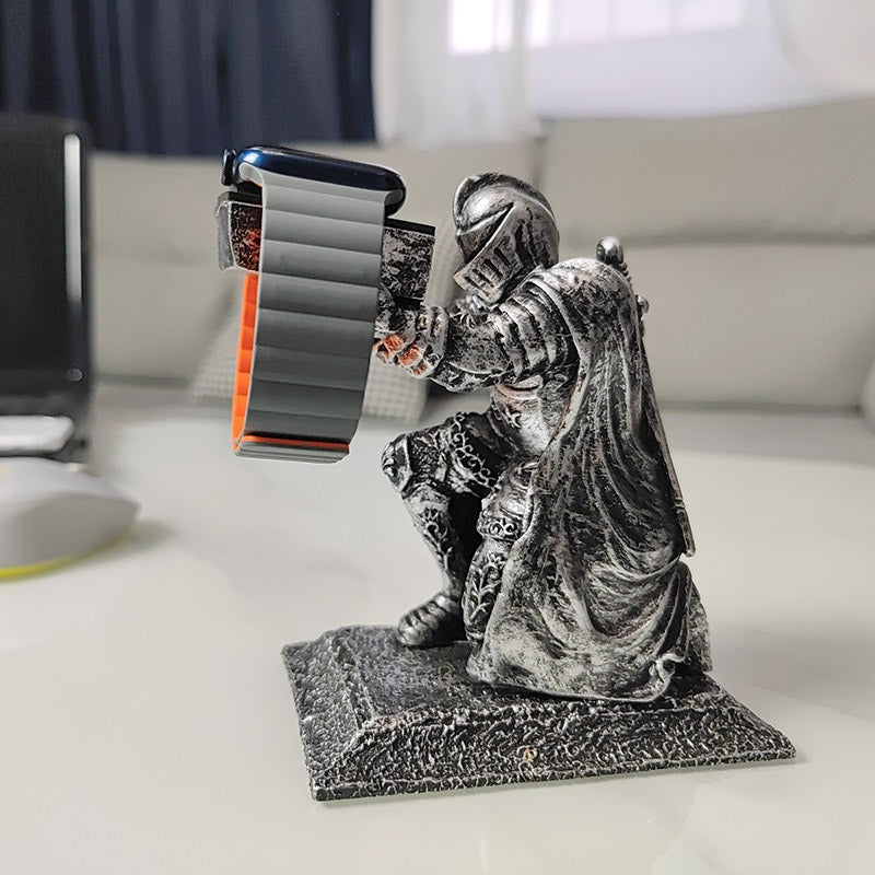 Suitable for Samsung Apple Huawei watch smart stand Apple watch charging display stand black warrior by eprolo