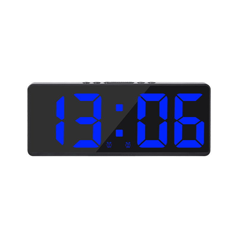 Multifunctional LED Digital Clock: Features number display, color nightlight, temp, calendar, alarm. Large size, backlit, great by eprolo