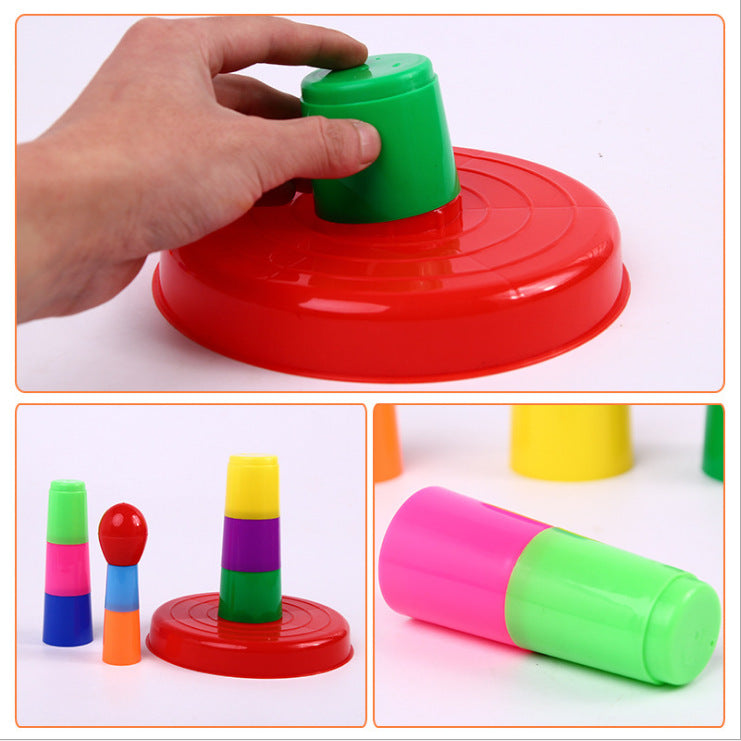 Creative Stacking Music Set Circle Toy Large Parent Child Throwing Ring Children's Stress Relieving Toy by eprolo