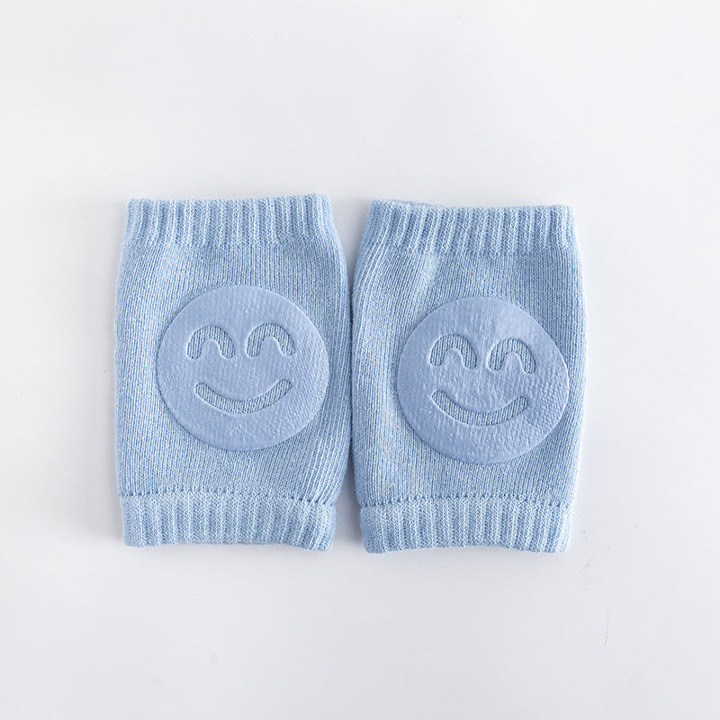 Woolen loop baby socks, elbow protection, walking and crawling, knee protection, baby and child knee protection, smiling face knee protection by eprolo