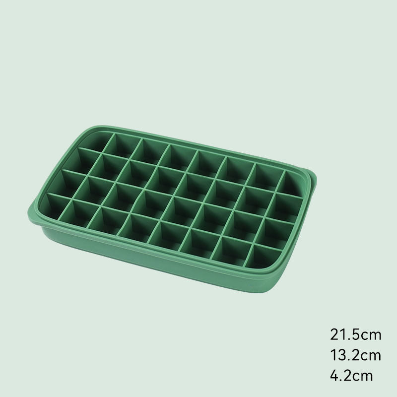 Ice Cube Mold Large Capacity Silicone Ice Tray Mold Ice Storage Ice Storage Box Household Food-Grade Ice Hockey Artifact by eprolo