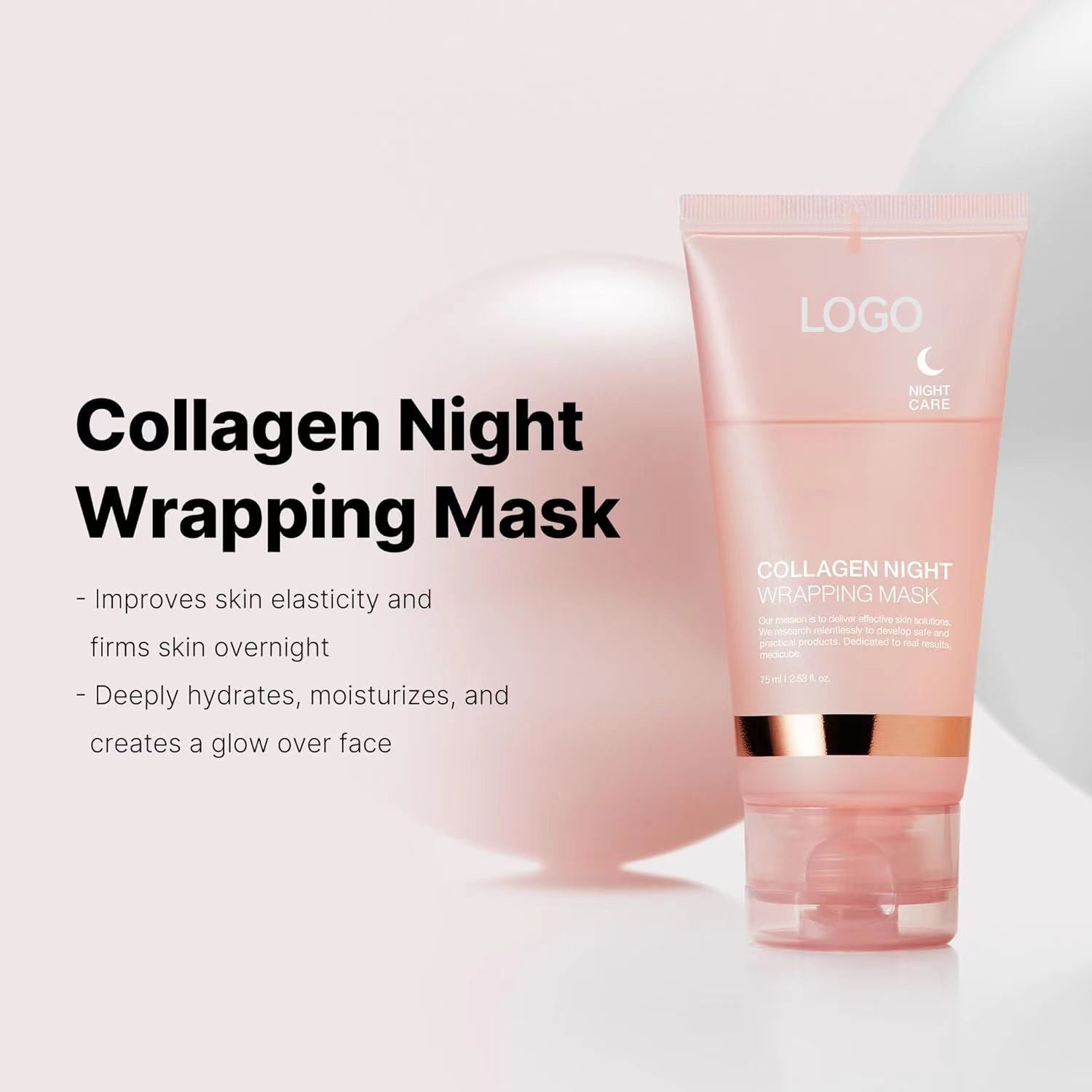 Collagen peel-off mask smearable deep cleansing skin rejuvenation moisturizing skin care sleeping mask by eprolo