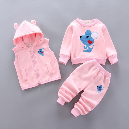 Fashion Baby Boys Clothes Autumn Winter Warm Baby Girl Clothes Kids Sport Suit Outfits Newborn Baby Clothes Infant Clothing Sets by eprolo