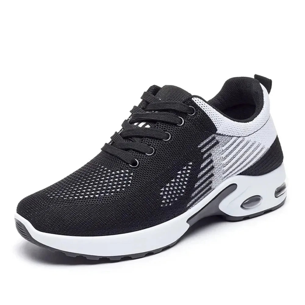 New Running Shoes Ladies Breathable Sneakers Summer Light Mesh Air Cushion Women's Sports Shoes Outdoor Lace Up Training Shoes by eprolo