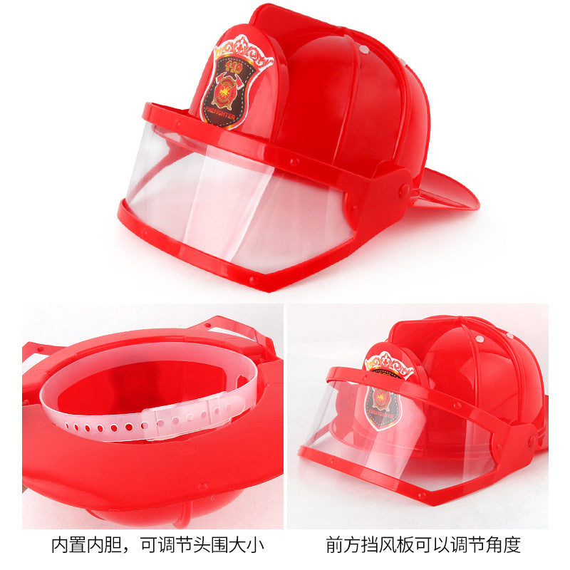 A generation of children's firefighters play suit fire backpack fire water gun summer beach water toys