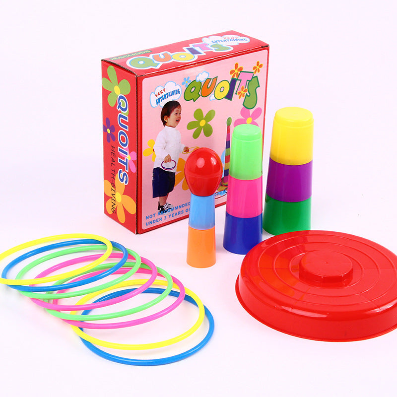 Creative Stacking Music Set Circle Toy Large Parent Child Throwing Ring Children's Stress Relieving Toy by eprolo