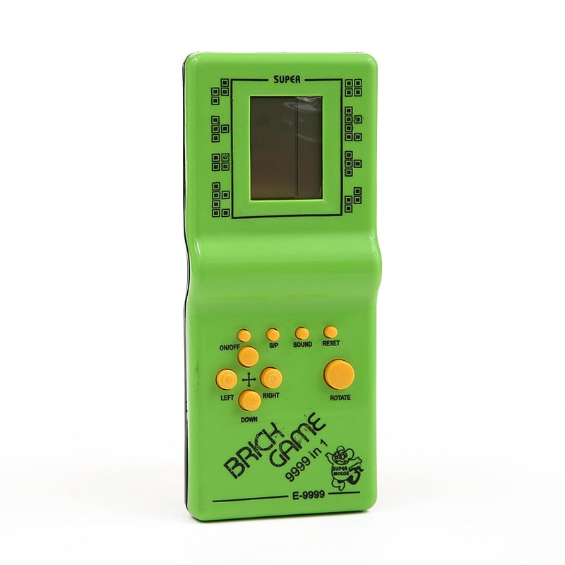 Classic Handheld Game Machine Tetris Game Kids Game Console Toy with Music Playback Retro Children Pleasure Games Player by eprolo