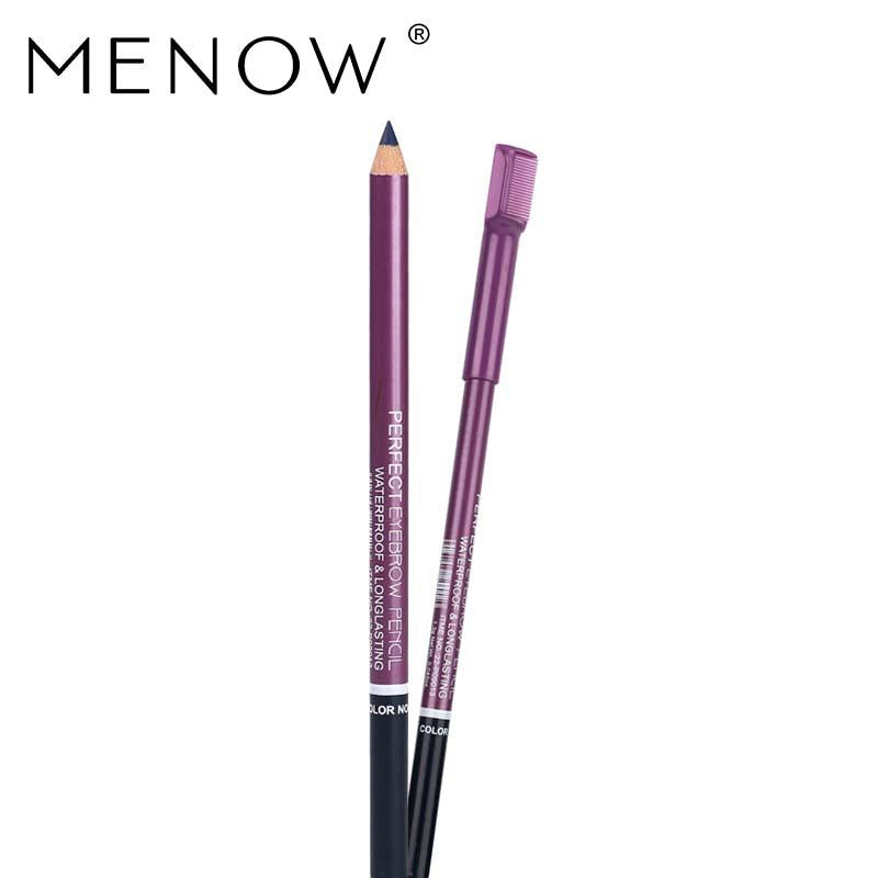 M.n Menow Brand Cosmetic Eyebrow Pencil With Comb With Waterproof &Long Lasting Effect Professional Makeup Eyebrow P09013 by eprolo