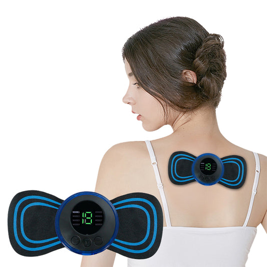 EMS Electric Pulse Neck Massager Cervical Massage Patch Back Sticker Muscle Stimulator Portable Relief Pain Relax Massageador by eprolo