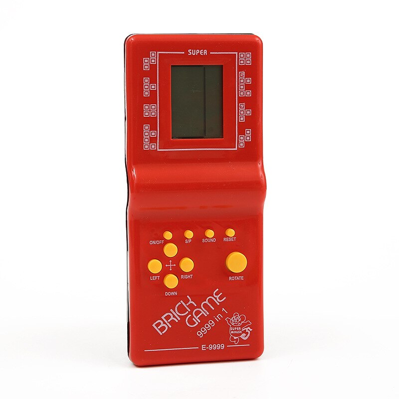 Classic Handheld Game Machine Tetris Game Kids Game Console Toy with Music Playback Retro Children Pleasure Games Player by eprolo