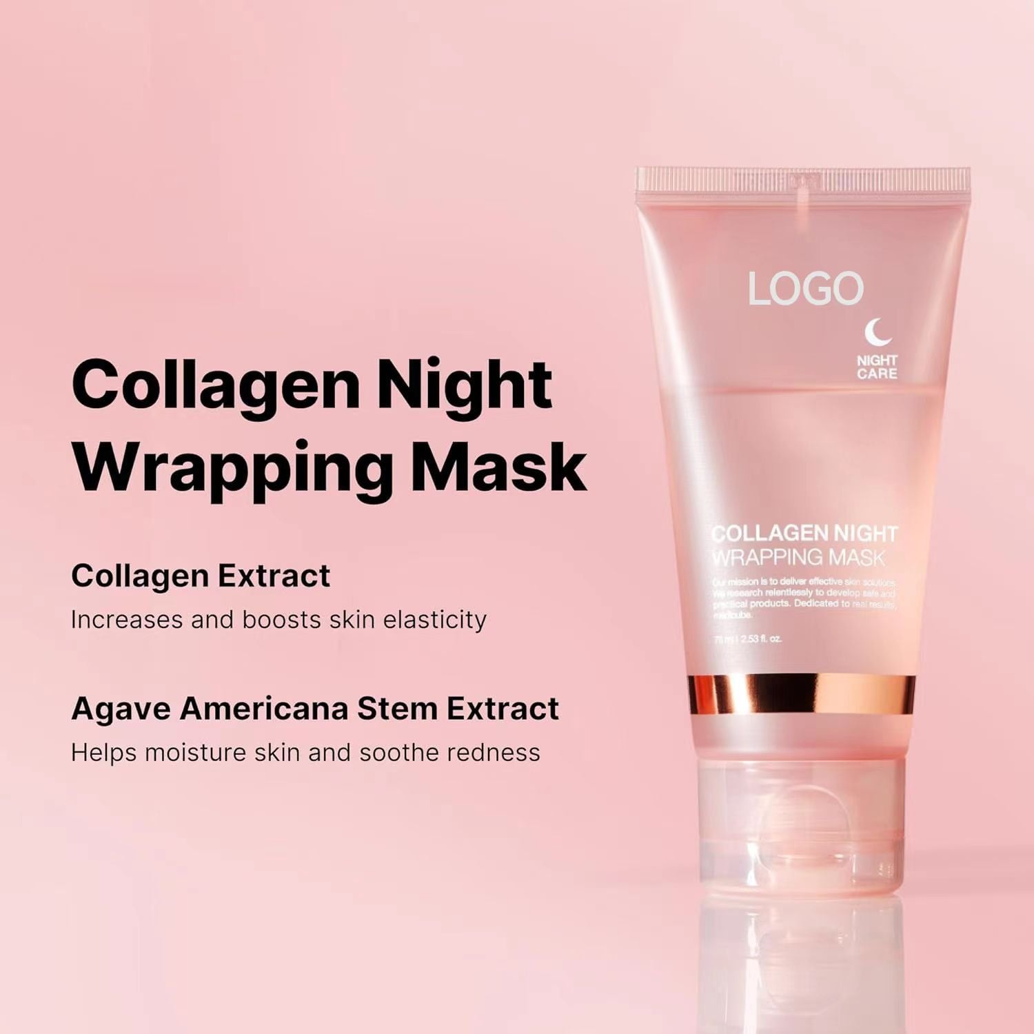 Collagen peel-off mask smearable deep cleansing skin rejuvenation moisturizing skin care sleeping mask by eprolo