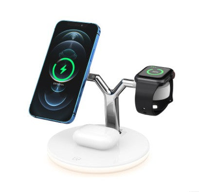 Magsafe desktop magnetic mobile phone holder charger three-in-one wireless charging watch headset by eprolo