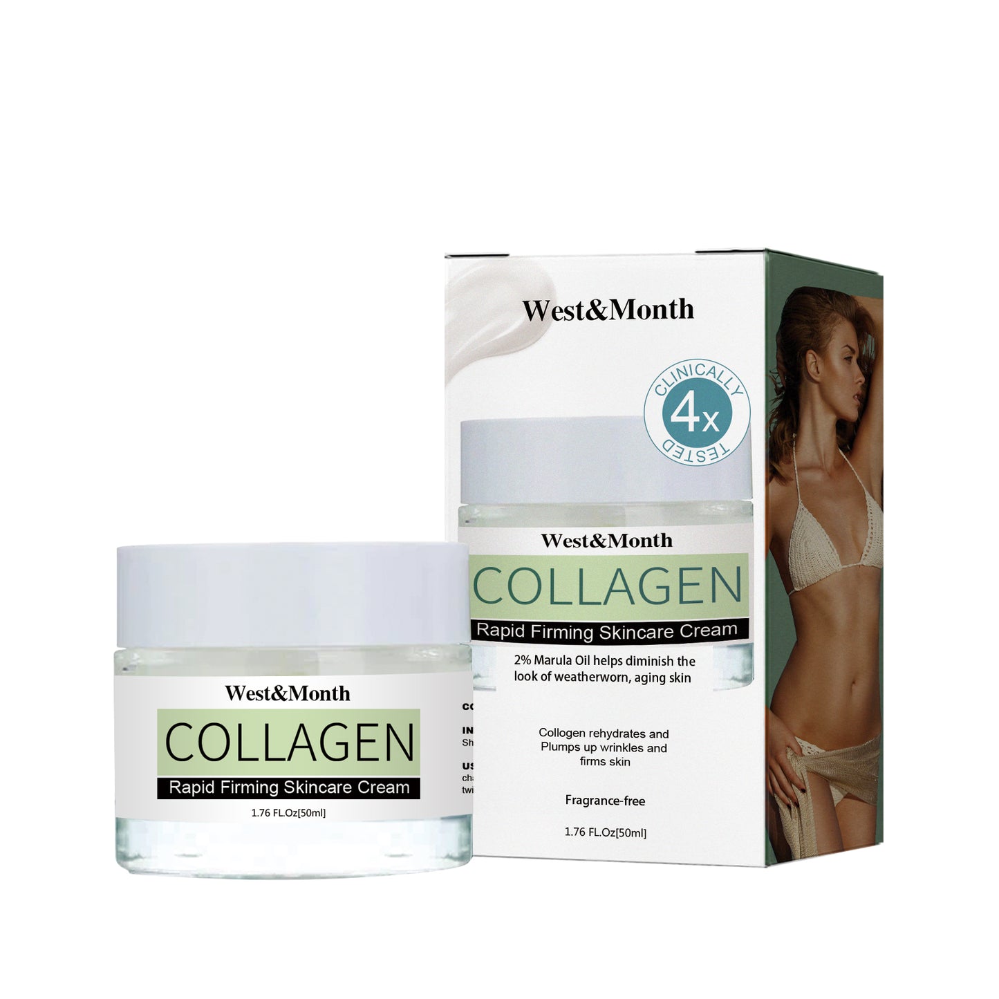 Collagen Rapid Firming Skincare Cream, Tighten Belly Body Sculpting Massage And Slimming Cream by eprolo