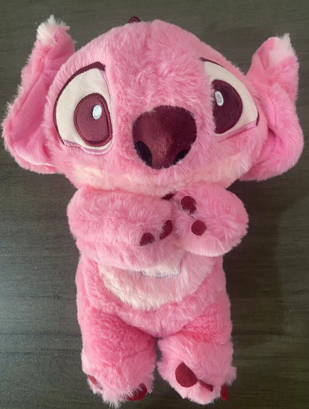 Kawaii Stitch Plush Doll Baby Sleeping Companion Sound Soothing Musical Kawaii With Air Bag and Light Doll Breathing Toys Gifts by eprolo