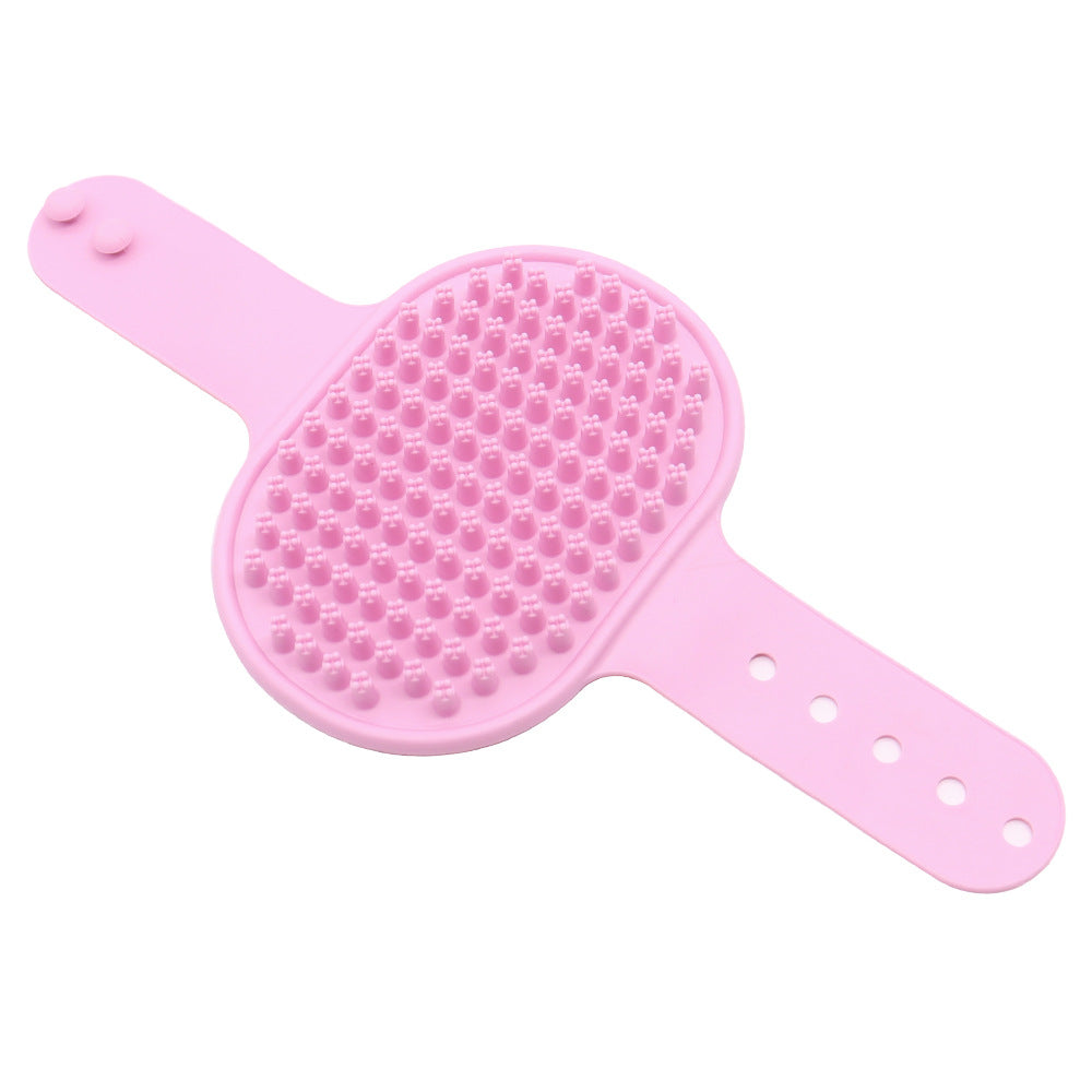 Soft Rubber Dog Cat Brush Pet Bath Silicone Comb Massage Comb Hair Remover Pet Supplies Dog Grooming Wash Cleaning Equipment by eprolo