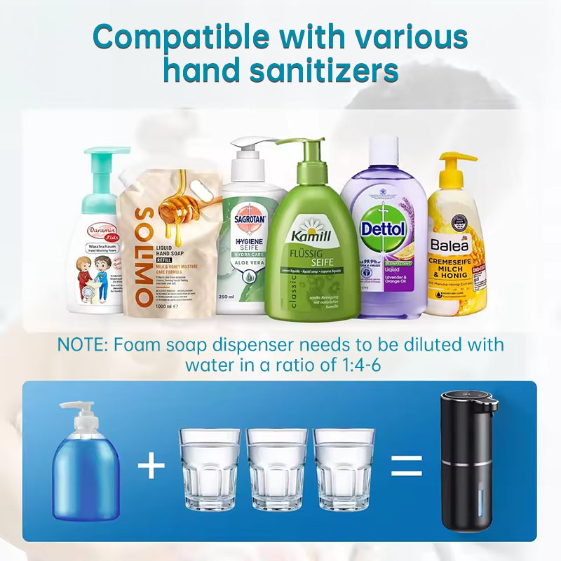 Touchless Sensor Soap Dispenser for Bathroom & Kitchen. Offers Foam and Liquid Modes. by eprolo