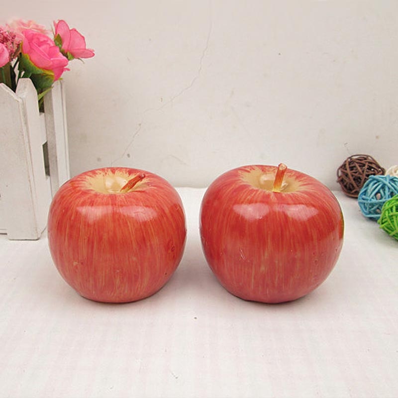 Fruit Candles Christmas Simulation Artificial Apple Shape Candles Christmas Eve Wedding Party Decoartion Supplies Creative Gift by eprolo