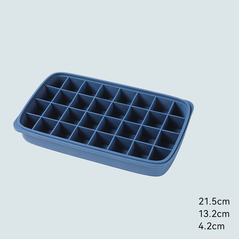 Ice Cube Mold Large Capacity Silicone Ice Tray Mold Ice Storage Ice Storage Box Household Food-Grade Ice Hockey Artifact by eprolo