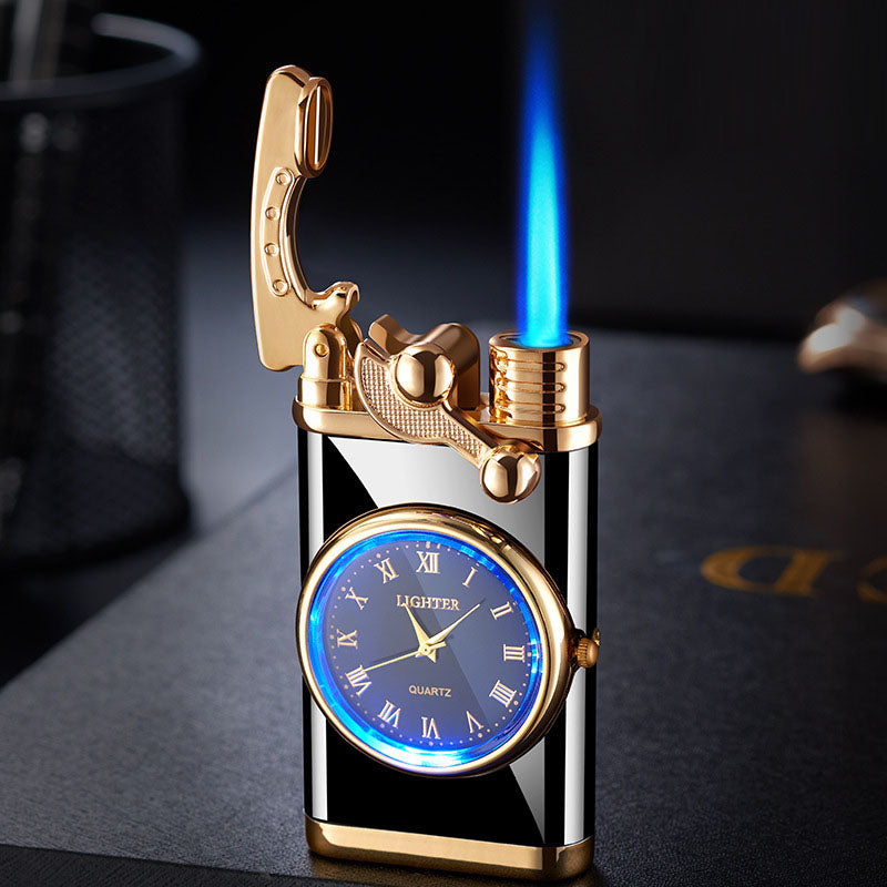 Multi functional electronic watch cigarette lighter integrated into one machine, versatile men's gift lighter by eprolo