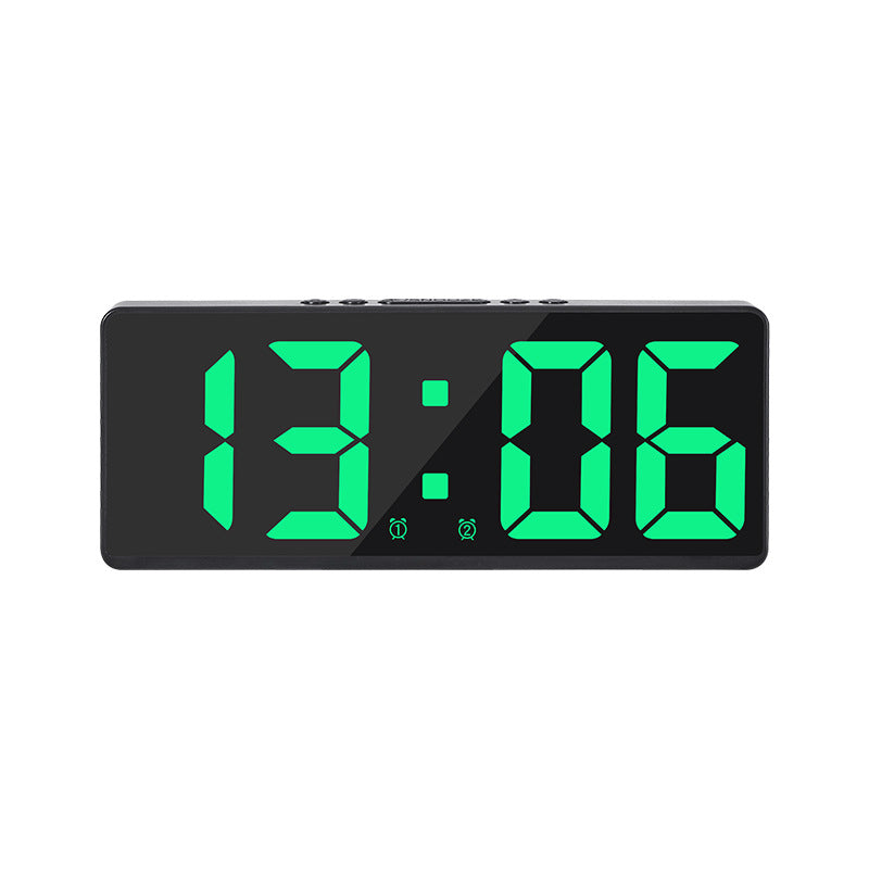 Multifunctional LED Digital Clock: Features number display, color nightlight, temp, calendar, alarm. Large size, backlit, great by eprolo