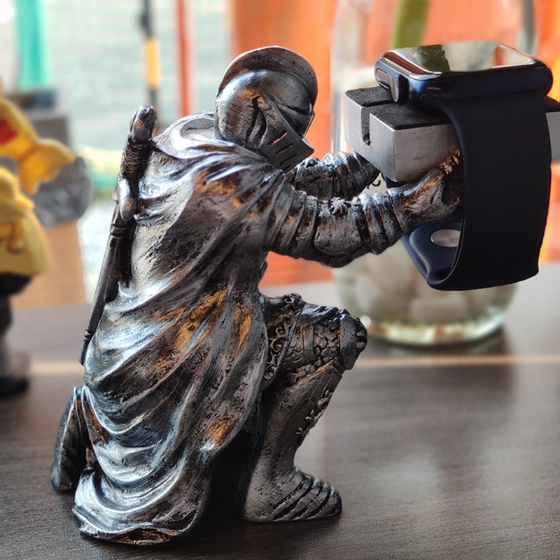 Suitable for Samsung Apple Huawei watch smart stand Apple watch charging display stand black warrior by eprolo