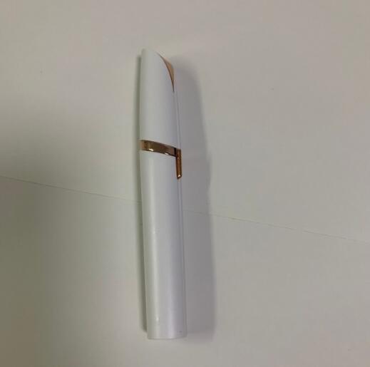 Mini Electric Eyebrow Trimmer Lipstick Brows Pen Hair Remover Painless Eye brow Razor Epilator With LED Light by eprolo