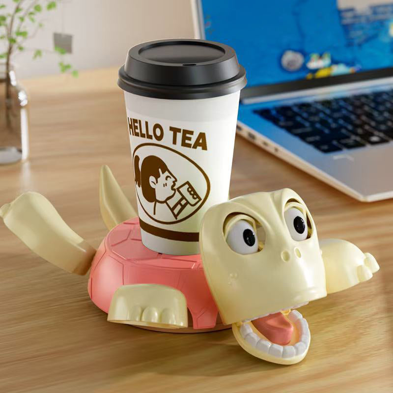 3D - printed Panicked Turtle Coaster: Insulated, for stress relief, doubles as mug base decor by eprolo