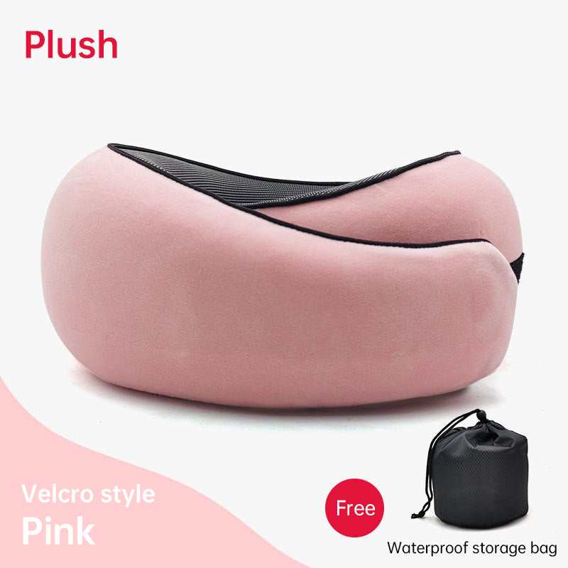 Memory Foam Neck Travel Pillow: Soft, 360° Head Support, for Home, Plane & Car by eprolo