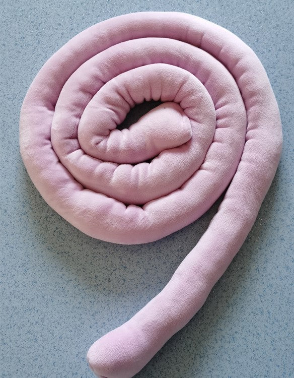 Anti-Collision Strip Single 5cm Thick Suede Cotton Bed Crib DIY Winding by eprolo