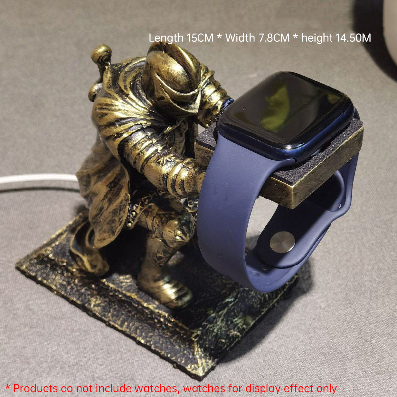 Suitable for Samsung Apple Huawei watch smart stand Apple watch charging display stand black warrior by eprolo