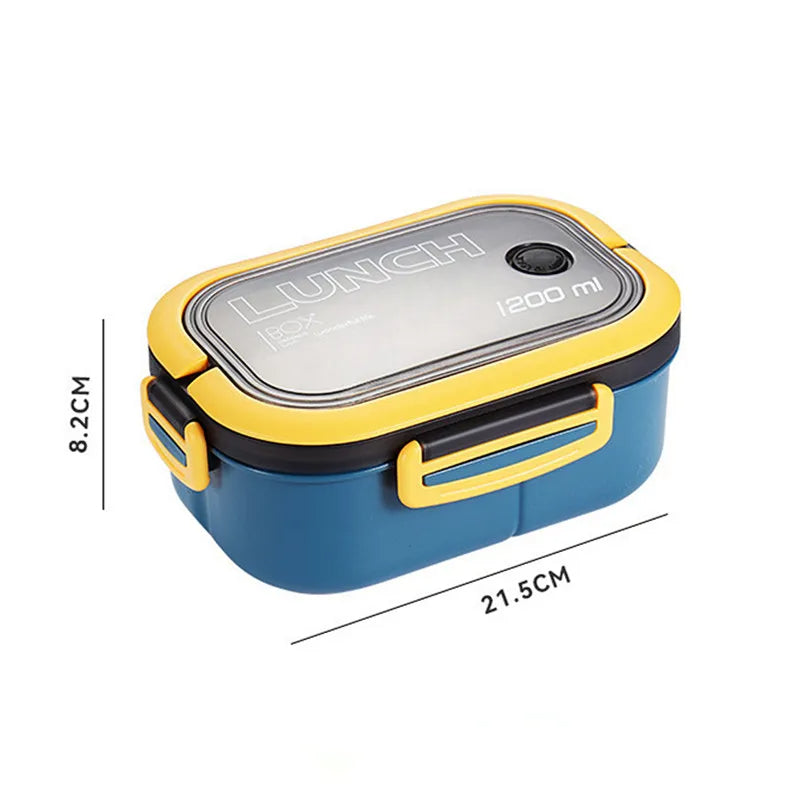 Lunch Box For Kids Compartments Microwae Bento Lunchbox Children Kid School Outdoor Camping Picnic Food Container Portable by eprolo