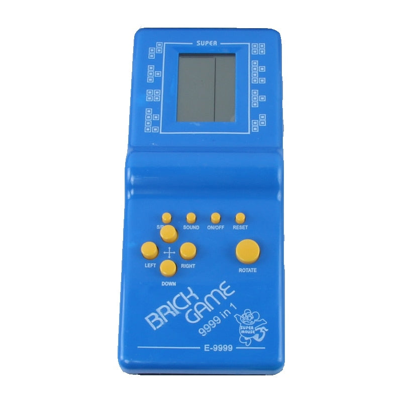 Classic Handheld Game Machine Tetris Game Kids Game Console Toy with Music Playback Retro Children Pleasure Games Player by eprolo