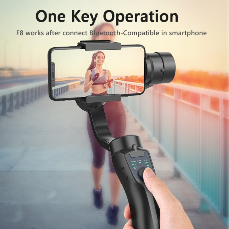 F8 mobile phone camera stabilizer handheld three-axis anti shake platform Tiktok live broadcast tripod short video camera stabilizer by eprolo