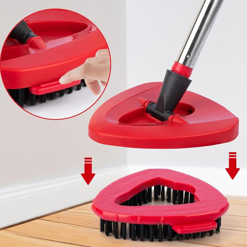 Adapted to O-Cedar RinseClean large triangular cleaning brush to replace mop head by eprolo