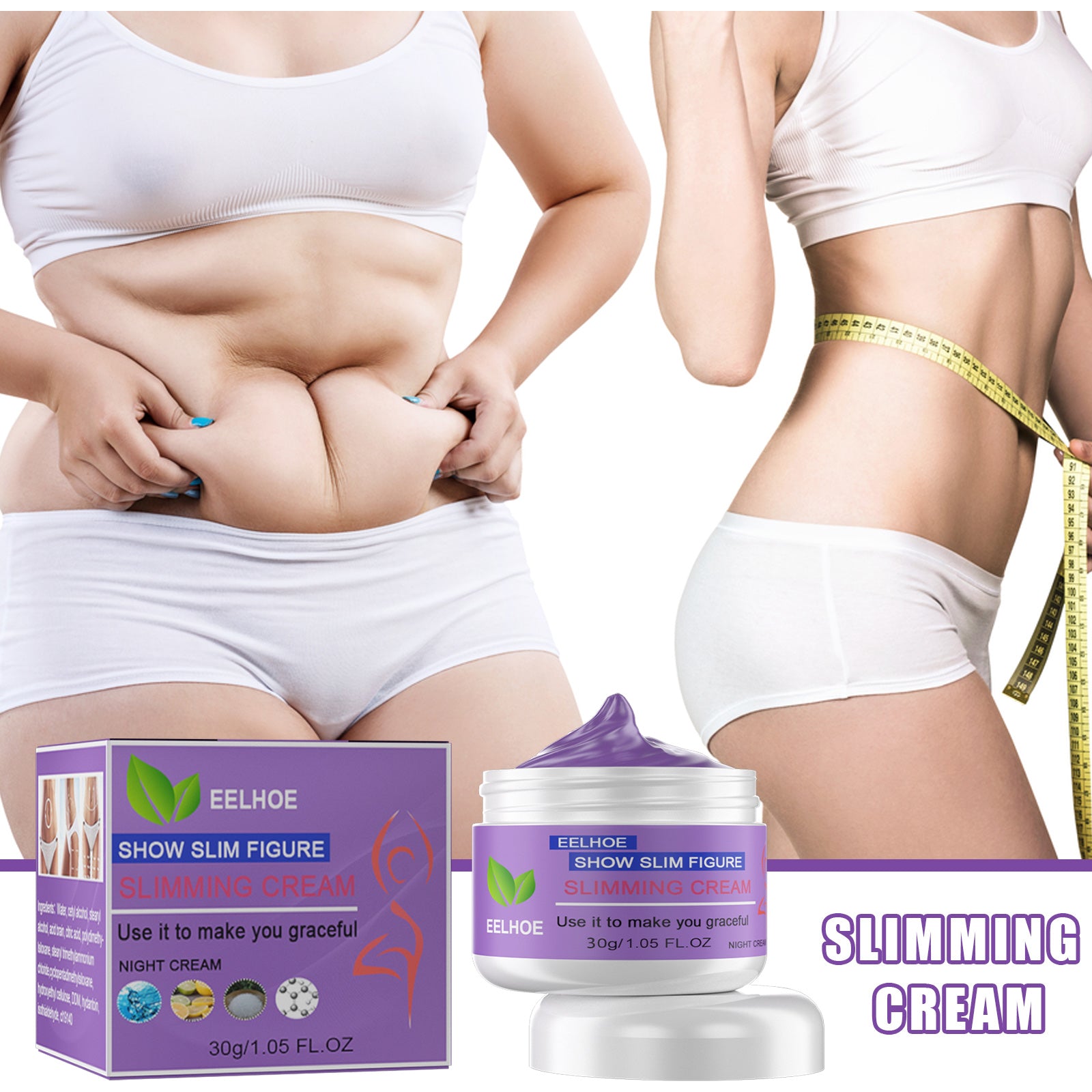 Firming Slimming Cream, Body Shaping Tighten And Moisturizing Skin Massage Cream by eprolo